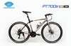 Xe đạp touring PAPYLUS PT700s: Khung Nhôm không mối hàn cáp âm, bộ truyền động SHIMANO 21 tốc độ, phanh đĩa, Lốp 700x28c, Xe Nhôm tay ngang Bán nhiều NHẤT