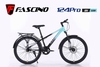 Xe đạp địa hình FASCINO 124PRO: Khung thép cường lực,cáp âm khung, líp đơn, vành nhôm, phuộc nhún, phanh đĩa, bánh 24
