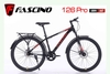 Xe đạp địa hình FASCINO 126PRO: Khung thép cường lực, líp đơn, vành nhôm, phuộc nhún, phanh đĩa, bánh 26- SIÊU RẺ