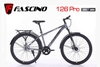 Xe đạp địa hình FASCINO 126PRO: Khung thép cường lực, líp đơn, vành nhôm, phuộc nhún, phanh đĩa, bánh 26- SIÊU RẺ