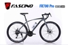 Xe đạp đua FASCINO FR700 PRO: Khung thép cường lực không mối hàn, sơn tĩnh điện, cáp âm khung. Groupset SUNRISE 3x7 tốc độ, RẺ NHẤT