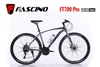 Xe đạp đua FASCINO FT700 PRO: Khung thép cường lực không mối hàn, sơn tĩnh điện, cáp âm khung. Groupset SUNRISE 3x7 tốc độ, RẺ NHẤT