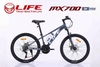 Xe đạp địa hình LIFE MX700: khung thép cường lực, cáp âm khung.  Groupset SHIMANO 3X7 tốc độ, bánh 24icnh, Siêu Hot 2026