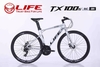 Xe Đạp Touring LIFE TX100S: Nhôm siêu nhẹ, cáp âm khung.  Groupset SHIMANO 3x7 tốc độ. Phanh đĩa cơ. Moayer cối nổ to. QUÁ CHẤT -SIÊU HOT 2026