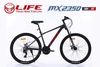 Xe đạp địa hình LIFE MX2350:   Xe địa hình cỡ bánh 27,5 inch, khung Nhôm siêu nhẹ, không mối hàn, cáp âm khung.   Groupset SHIMING 3x8 (24 tốc độ). Phanh đĩa cơ, Siêu Hot 2026