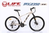 Xe đạp địa hình LIFE MX2350:   Xe địa hình cỡ bánh 27,5 inch, khung Nhôm siêu nhẹ, không mối hàn, cáp âm khung.   Groupset SHIMING 3x8 (24 tốc độ). Phanh đĩa cơ, Siêu Hot 2026