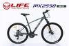 Xe đạp địa hình LIFE MX2550:  Xe địa hình cỡ bánh 27,5 inch, khung nhôm siêu nhẹ, không mối hàn,  cáp âm khung. Groupset SHIMANO 3x8 (24 tốc độ). Phanh đĩa dầu, Siêu Hot 2026