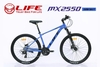 Xe đạp địa hình LIFE MX2550:  Xe địa hình cỡ bánh 27,5 inch, khung nhôm siêu nhẹ, không mối hàn,  cáp âm khung. Groupset SHIMANO 3x8 (24 tốc độ). Phanh đĩa dầu, Siêu Hot 2026