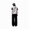 ONTOP Nylon Hooded Vest - Silver