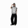 ONTOP Nylon Hooded Vest - Silver