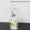 Nước rửa chén SPY Dung tích 760ml – 4 mùi hương (vàng, cam, xanh, trắng)