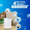 Máy hút ẩm Kosmen KM-12N – Dung tích 3L - Diện tích 10-40m2 - Công suất 12 lít/ngày - Lưu lượng gió 110m3/h - Bảo hành 24 tháng