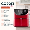 Nồi Chiên Không Dầu COSORI CP158-AF (Red) thương hiệu Mỹ, dung tích 5.5L, bảo hành 24 tháng.