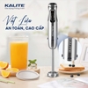 Máy xay sinh tố cầm tay Kalite KEB 4112 đa năng xay sinh tố, thịt, rau củ, đánh kem, đánh trứng - công suất lên tới 600W cùng 12+1 cấp tốc độ