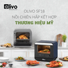 Nồi Chiên Hơi Nước OLIVO SF18 - 50 Chức Năng - Dung Tích 18L - Công Suất 2450W