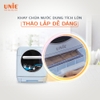 Nồi chiên hơi nước UNIE STEAM COLOR chiên hấp 2 trong 1 giúp món ăn hấp ngon hơn