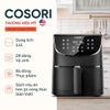 Nồi Chiên Không Dầu COSORI CP158-AF (Black) thương hiệu Mỹ, dung tích 5.5L, bảo hành 24 tháng.