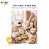 Nồi Cơm Điện Mini Bear SUBE001 Slow Cooker 0.8L - Nồi nấu cháo chậm Bear