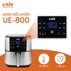 Nồi chiên không dầu UNIE UE-800 dung tích 8L, bảng điều khiển cảm ứng 10 chức năng, chất liệu inox 304 cao cấp