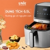 Nồi chiên không dầu UNIE UE-600 dung tích 6.5L, bảng điều khiển cảm ứng 8 chức năng, chất liệu inox 304 cao cấp