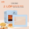 Nồi chiên không dầu Unie Sky Blue - dung tích 15L - chế độ nguồn nhiệt kép - 10 + 7 chế độ nấu đa dạng