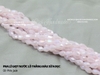 Túi hạt pha lê giọt nước lỗ thẳng màu sữa đục tự làm DIY handmade