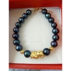 LẮC TAY NGỌC TRAI PHỐI TỲ HƯU BẠC XI VÀNG 18K