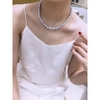 VÒNG CỔ NGỌC TRAI MÀU XÁM CAO CẤP