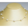 DÂY CHUYỀN NGỌC TRAI NỮ TÍNH VÀNG 18K