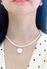 Chuỗi cổ ngọc trai nhí kết mặt duyên dáng