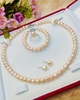 Bộ Chuỗi Ngọc Trai Hồng Cam Sang Trọng - Quý Phái