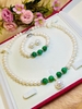 Bộ Chuỗi Ngọc Trai Trắng Sang Trọng