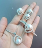 Bộ Ngọc Trai Thiết Kế Bạc Cao Cấp