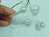 Bộ Trang Sức Ngọc Trai Chế Tác Bạc Quý Phái