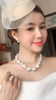 Chuỗi Cổ Ngọc Trai Thô Tự Nhiên Quý Phái.