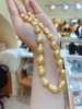 Chuỗi Ngọc Trai Giọt Thô Vàng Kim Độc Đáo