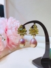 Hoa Tai Ngọc Trai Giọt Metallic Đẳng Cấp
