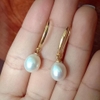 Hoa Tai Ngọc Trai Giọt Nước Nữ Tính