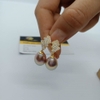 Hoa Tai Ngọc Trai Tím Xinh Đẹp Duyên Dáng