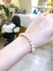 Lắc Tay Ngọc Trai Tím Hồng Nhẹ Xinh