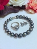 Set Ngọc Trai Xanh Đen Thanh Lịch