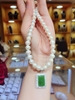 Chuỗi ngọc trai trắng phối mặt cẩm thạch sang trọng