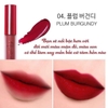 Son Kem Lì CARENEL Ruby Airfit Velvet Tint 4.5g 04 plum burgary