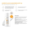 Kem chống nắng phổ rộng BABÉ Super Fluid Sunscreen SPF50