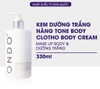 Kem dưỡng trắng body Ondo Clotho Whitefit Body tone up cream 330ml