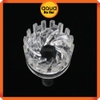 Đầu lọc váng xoay Acrylic trong suốt, gắn đầu In thủy tinh, inox - Lọc váng lốc xoáy hồ cá thủy sinh - Fi 16 20