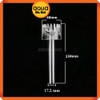 Đầu lọc váng xoay Acrylic trong suốt, gắn đầu In thủy tinh, inox - Lọc váng lốc xoáy hồ cá thủy sinh - Fi 16 20