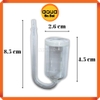 Cốc sủi CO2 thủy tinh trong suốt siêu mịn cho hồ thủy sinh - Phi 26 mm