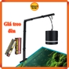 Giá treo đèn đơn hồ cá thủy sinh hợp kim nhôm hình chữ L - Màu đen - Treo 1.5 Kg