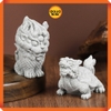 Mô hình Rùa hóa rồng - Tượng đá sa thạch - Trang trí hồ cá, thủy sinh, bán cạn, tiểu cảnh - 9*4.5*8.5cm